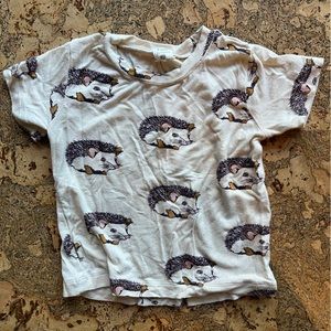 Kate Quinn 12-18m hedgehog boxy tee